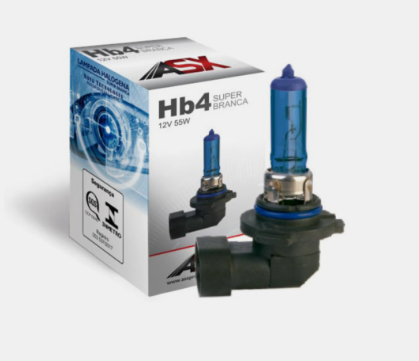 LAMPADA SUPER BRANCA ASX HB4 12V 55W
