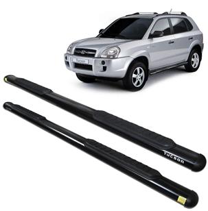 ESTRIBO LATERAL TUCSON OVAL PRETO
