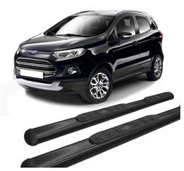 ESTRIBO LATERAL ECOSPORTE/13 OVAL PRETO