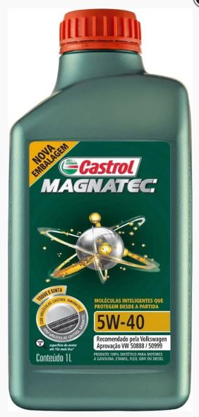 OLEO LUBRIFICANTE PARA MOTOR,CASTROL-MAGNATEC 5W40 SINT' 1L