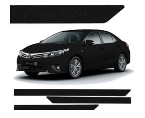 JOGO DE FRISOS LATERAIS PORTA TOYOTA COROLLA