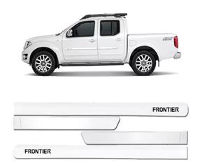 FRISO LATERAL PINTADO FRONTIER 2013 2014 A 2018 BRANCO ASPEN