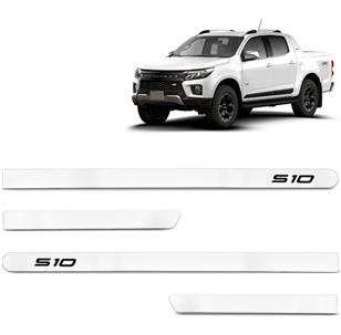 FRISO LATERAL S10 CD 2012 A 2023 BRANCO