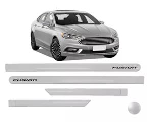 JOGO DE FRISO LATERAL FORD FUSION PRATA