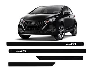 JOGO FRISO LATERAL HB20 PRETO