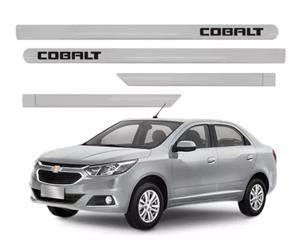 JOGO FRISO LATERAL PORTA COBALT PRATA SWITCHBLADE 2015 2016