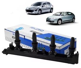 BOBINA DE  IGNIÇÃO PEUGEOT.307,407,C4,C5 1.8,2.0,3.0,C8.