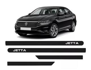 FRISO LATERAL PORTA JETTA PRETO