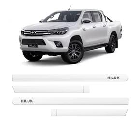 FRISO LATERAL HILUX  BRANCO