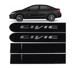 OGO FRISO LATERAL NEW CIVIC 2015 2016 2017 PRETO