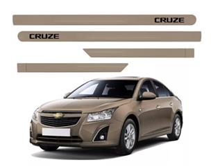 JOGO DE FRISO LATERAL PORTA GM CRUZE BEGE DESERT