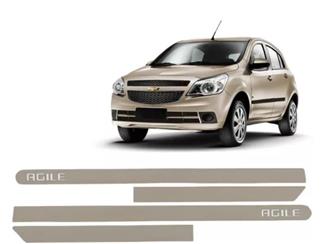 FRISO LATERAL COR ORIGINAL CHEVROLET AGILE BEGE DESERT