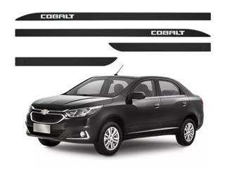 JOGO FRISO LATERAL  GM COBALT PRETO