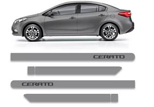 FRISO LATERAL CERATO 2014 15 16 17 18 2019 CINZA TITANIUM
