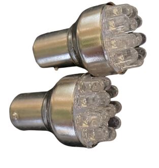 LAMPADA LED 1 POLO 12 LEDS VERMELHO LEDIAS 12V