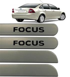 FRISO LATERAL FORD FOCUS 2009 ATÉ 2013 PRATA MADRI