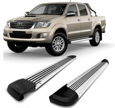 KIT ESTRIBO LATERAL HILUX 06/15 ALUMINIO