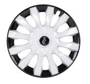 CALOTA ESPORTIVA ARO 13 "BRANCO/PRETO"