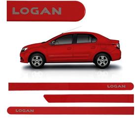 FRISO LATERAL LOGAN  VERMELHO VIVO
