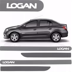FRISO LATERAL RENAULT LOGAN CINZA ACIER