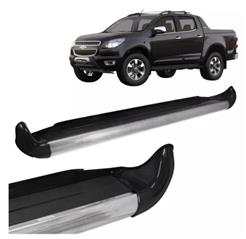 ESTRIBO LATERAL S-10 /14 CAB DUPLA CARBON FLASH