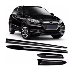FRISO LATERAL HONDA HR-V HRV FILETE CROMADO PRETO CRISTAL