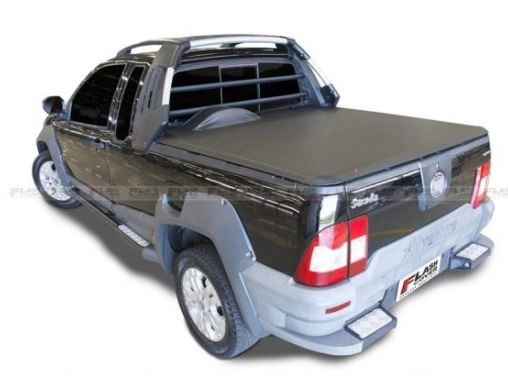 CAPOTA MARÍTIMA FIAT STRADA LOCKER CABINE ESTENDIDA SEM GANCHO COM ESTEPE 2009 ATÉ 2013