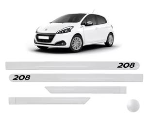 FRISO LATERAL PEUGEOT 208 BRANCO BANQUISE