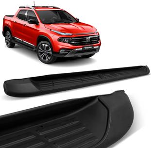 ESTRIBO LATERAL FIAT TORO PRETO PLASTICO INJETADO