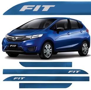FRISO LATERAL HONDA NEW FIT AZUL NETUNO