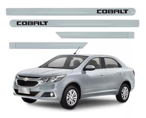 JOGO FRISO LATERAL PORTA COBALT PRATA POLARIS 2011 2012 2013