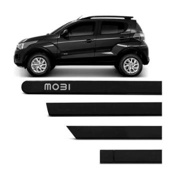 FRISO LATERAL FIAT MOBI  PRETO VULCANO