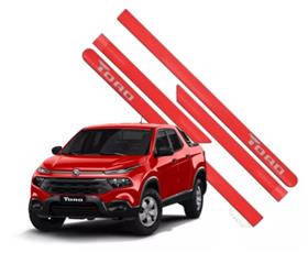 FRISO LATERAL FIAT NOVO TORO VERMELHO COLORADO