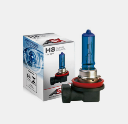 LAMPADA SUPER BRANCA H8 ASX 12V 35W