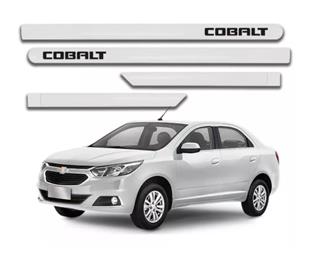 JOGO FRISO LATERAL PORTA GM COBALT BRANCO SUMMIT 2018 2019