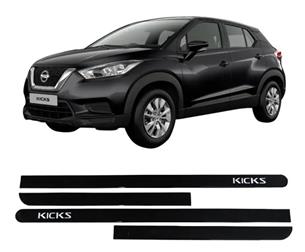 FRISO LATERAL PINTADO NISSAN KICKS PRETO PREMIUM