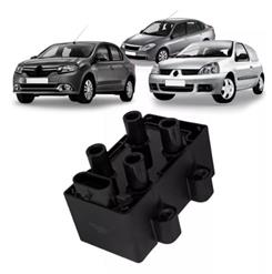 BOBINA DE IGNIÇÃO CLIO,KANGOO,LOGAN 1.0,1.6 8V.