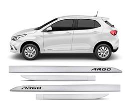 KIT FRISO LATERAL FIAT ARGO 2017 2018 2019 BRANCO BANCHISA