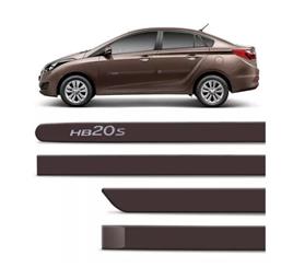 FRISO LATERAL PINTADO HB20 SEDAN BRONZE TERRA