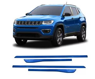 FRISO LATERAL JEEP COMPASS 2017 AZUL PACIFIC 4PCS