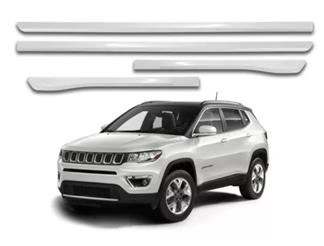 FRISO LATERAL JEEP COMPASS BRANCO AMBIENTE