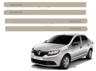 FRISO LATERAL NOVO RENAULT LOGAN BEGE POIVRE