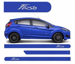 FRISO LATERAL PINTADO FORD NEW FIESTA AZUL MONTECARLO