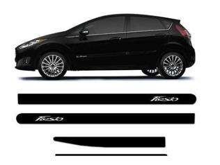 FRISO LATERAL FORD NEW FIESTA  PRETO