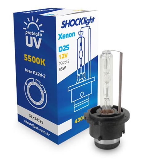 LÂMPADA XENON D5S 5500K 35W 12V SHOCKLIGHT
