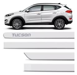 FRISO LATERAL  TUCSON BRANCO PEROLIZADO