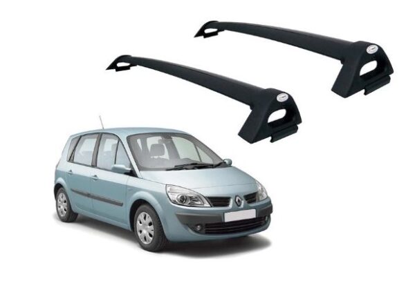 RACK ALUMÍNIO RENAULT SCENIC PRETO RN-4006 - PROJECAR