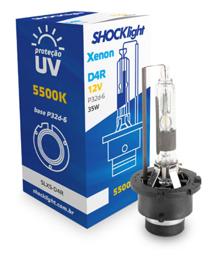 LÂMPADA XENON SHOCKLIGHT D4R 5500K 35W 12V