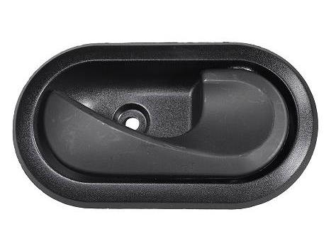 MACANETA INTERNA PORTA DIANTEIRA/TRASEIRA SANDERO, LOGAN 2007 A 2014, MÉGANE 2006 A 2012 DUSTER 2011 LADO DIREITO PRETO