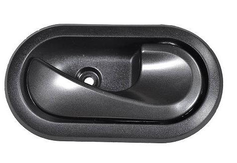 MACANETA INTERNA PORTA DIANTEIRA/TRASEIRA SANDERO, LOGAN 2007 A 2014, MÉGANE 2006 A 2012 DUSTER 2011 LADO DIREITO GRAFITE